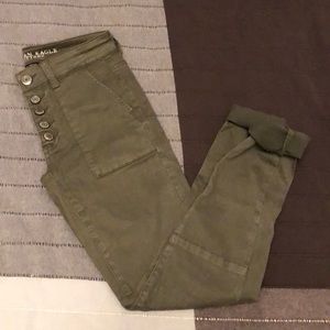 American Eagle Olive Green Pants Sz 2